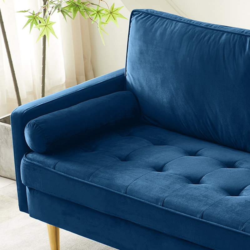 Everly Quinn Fabric 27.5'' Reception Sofa Wayfair